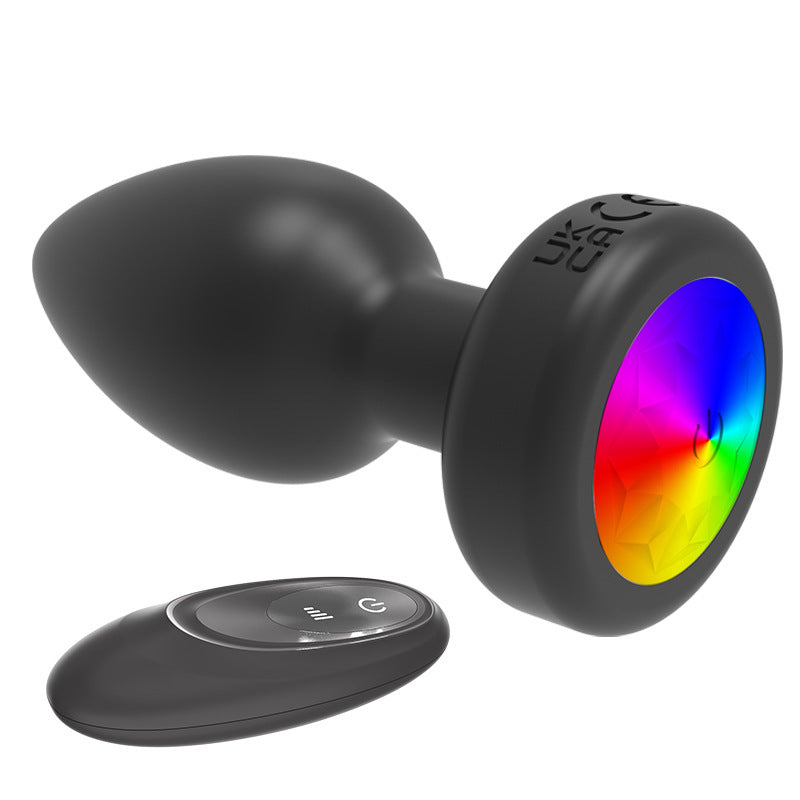 PLUG ANAL OU VAGINAL LUMINEUX EN SILICONE DOUX AVEC TÉLÉCOMMANDE – ÉDITION TENDANCE INSTAGRAM & TIKTOK