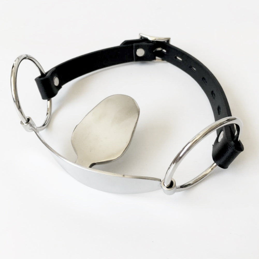 Baïllon Langue BDSM en Acier Inoxydable – Jeu de Rôle Intime Élégant
