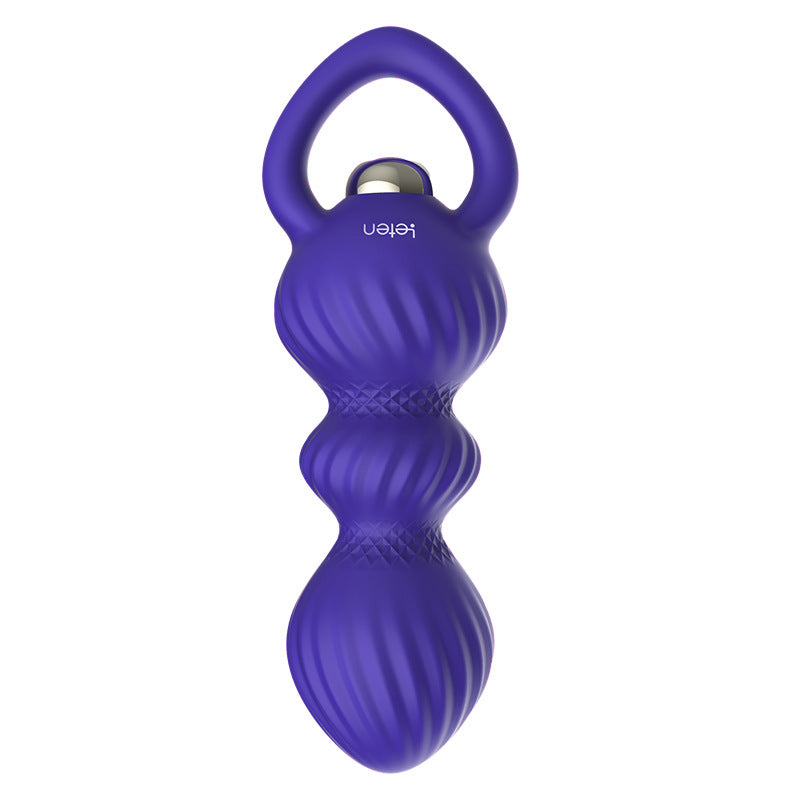 Vibromasseur Gode “Pull Beads” – Stimulateur Unisexe à Billes Vibrantes (Alimentation Pile AA x1)