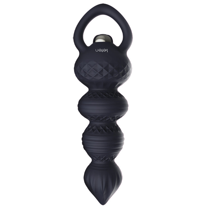 Vibromasseur Gode “Pull Beads” – Stimulateur Unisexe à Billes Vibrantes (Alimentation Pile AA x1)