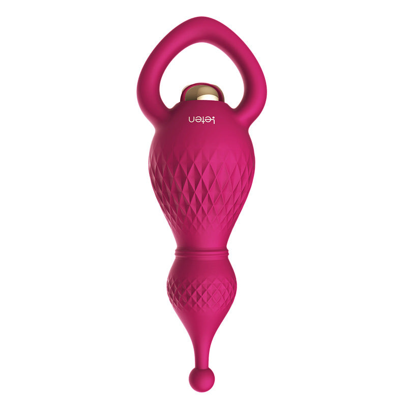 Vibromasseur Gode “Pull Beads” – Stimulateur Unisexe à Billes Vibrantes (Alimentation Pile AA x1)