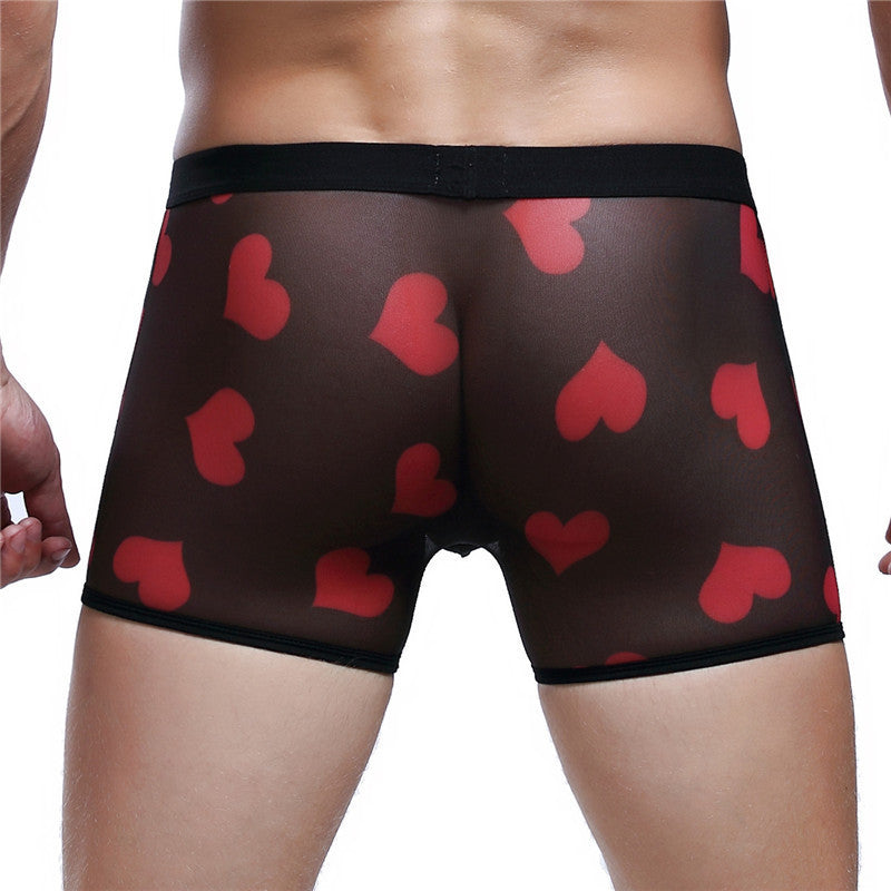 BOXER IMPRIMÉ TRANSPARENT RESPIRANT & CONFORTABLE