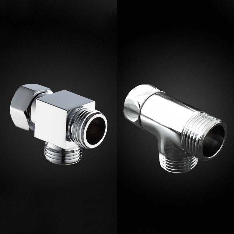 3-Way Brass Water Separator for Toilet, Bidet and Shower Head - 1/2 Inch Compatible