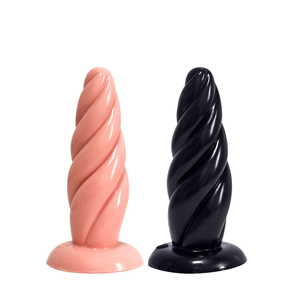 XXL Twisted Plug – Soft Suction Cup Dildo for Deep Penetration