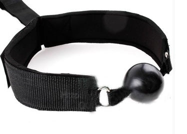 KIT D'ATTACHES BDSM – BAILLON BOUCHE AVEC LIENS POIGNETS INTÉGRÉS – ACCESSOIRE BONDAGE HAUTE QUALITÉ