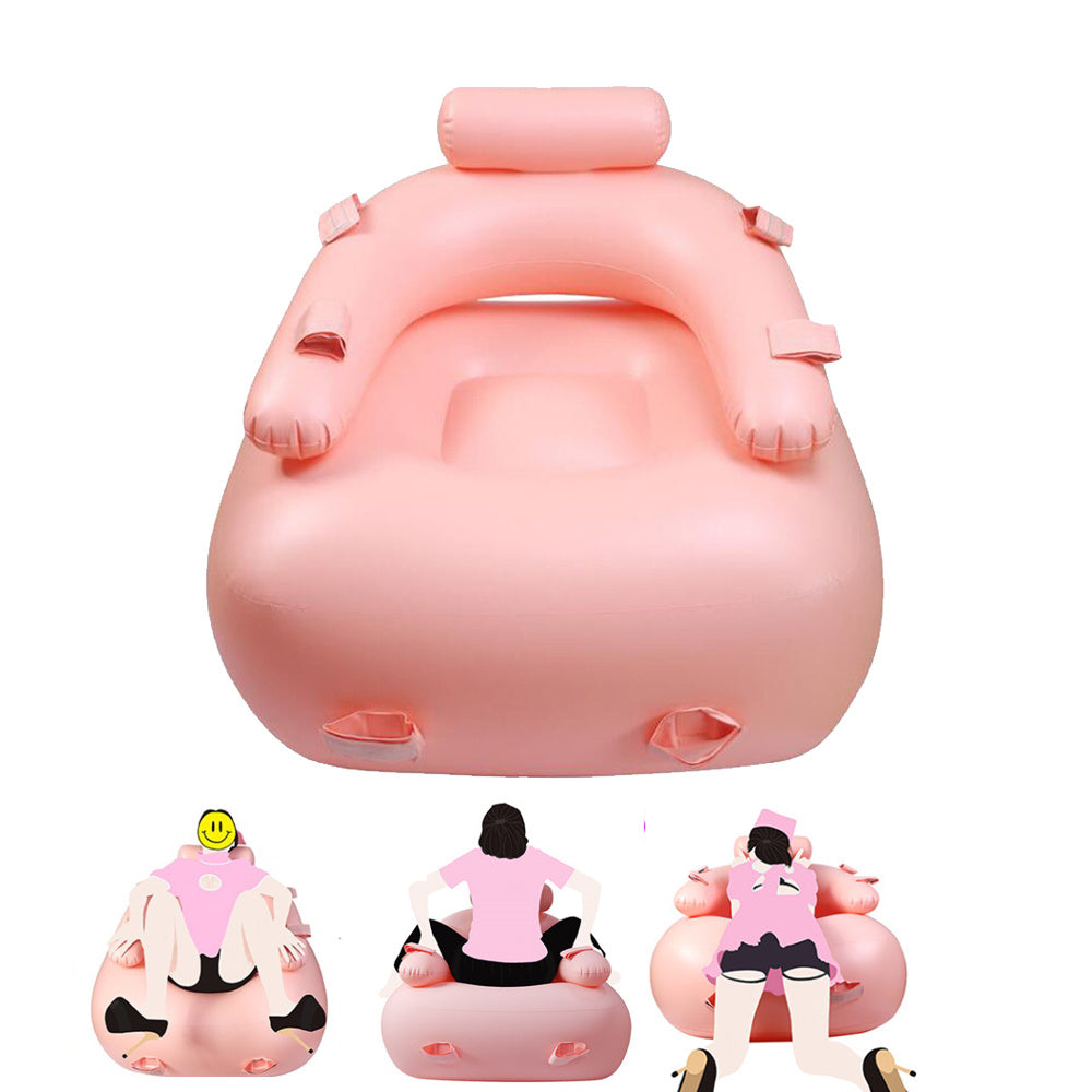 Fauteuil à Fantasmes Gonflable – Sofa Adulte Multi-Positions avec Liens