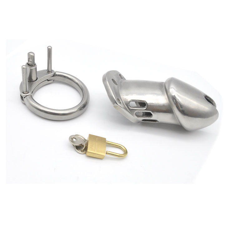 Cage de Chasteté / à Pénis Homme – Acier Inox 316L avec Cadenas