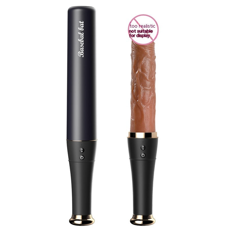VIBROMASSEUR AUTOMATIQUE BATTE DE BASEBALL – TÉLESCOPIQUE, VIBRANT, CHAUFFANT & EFFET LANGUE