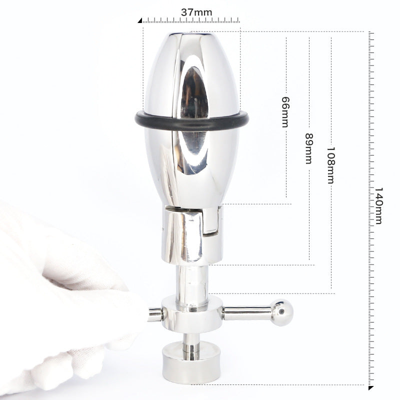 Plug en Acier Inoxydable avec Système de Verrouillage – Stimulation Anale et Vaginale Sécurisée