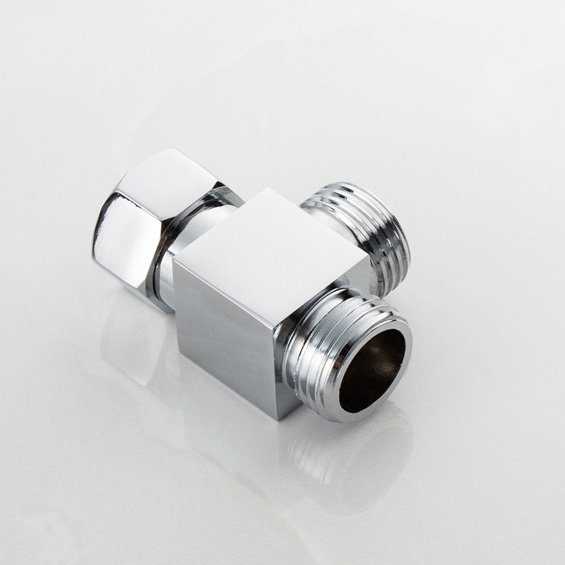 3-Way Brass Water Separator for Toilet, Bidet and Shower Head - 1/2 Inch Compatible