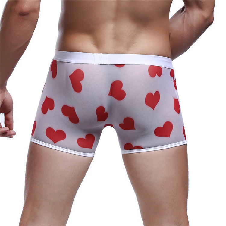 BOXER IMPRIMÉ TRANSPARENT RESPIRANT & CONFORTABLE