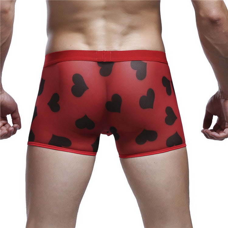 BOXER IMPRIMÉ TRANSPARENT RESPIRANT & CONFORTABLE