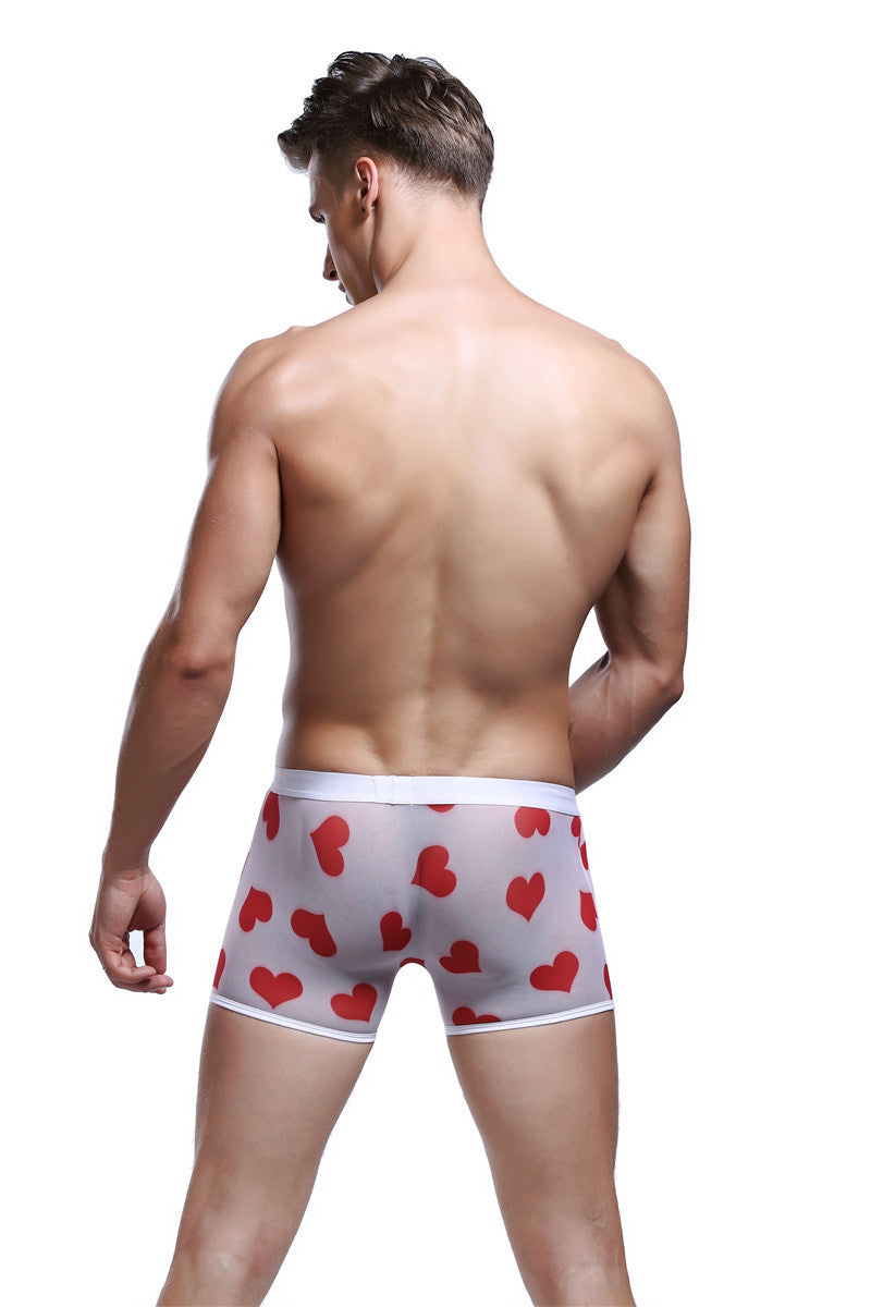 BOXER IMPRIMÉ TRANSPARENT RESPIRANT & CONFORTABLE