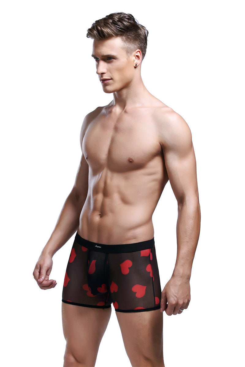 BOXER IMPRIMÉ TRANSPARENT RESPIRANT & CONFORTABLE