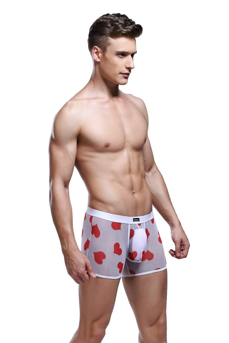 BOXER IMPRIMÉ TRANSPARENT RESPIRANT & CONFORTABLE