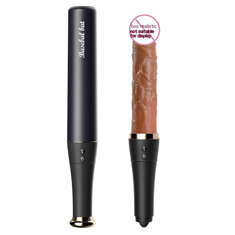 VIBROMASSEUR AUTOMATIQUE BATTE DE BASEBALL – TÉLESCOPIQUE, VIBRANT, CHAUFFANT & EFFET LANGUE