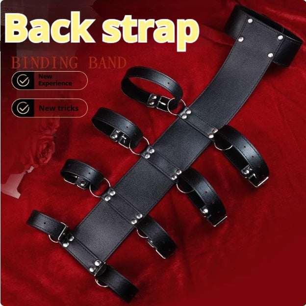 KIT BDSM COLLIER + LIENS BRAS DERRIÈRE LE DOS 🖤