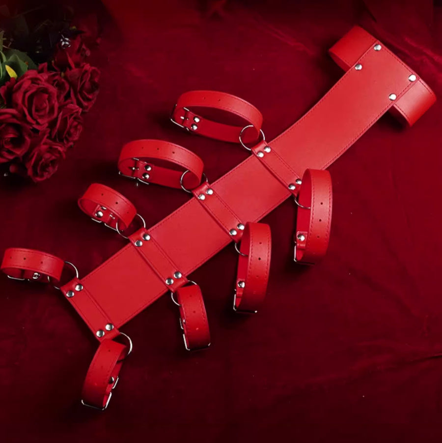 KIT BDSM COLLIER + LIENS BRAS DERRIÈRE LE DOS 🖤