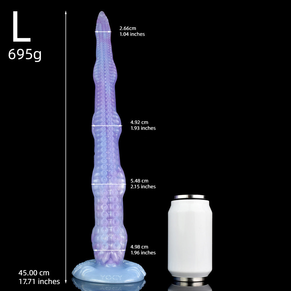 Dildo Gode Pieuvre Octopus Silicone Ultra-Souple choix de 28 à 55 cm (Tailles S à XL)