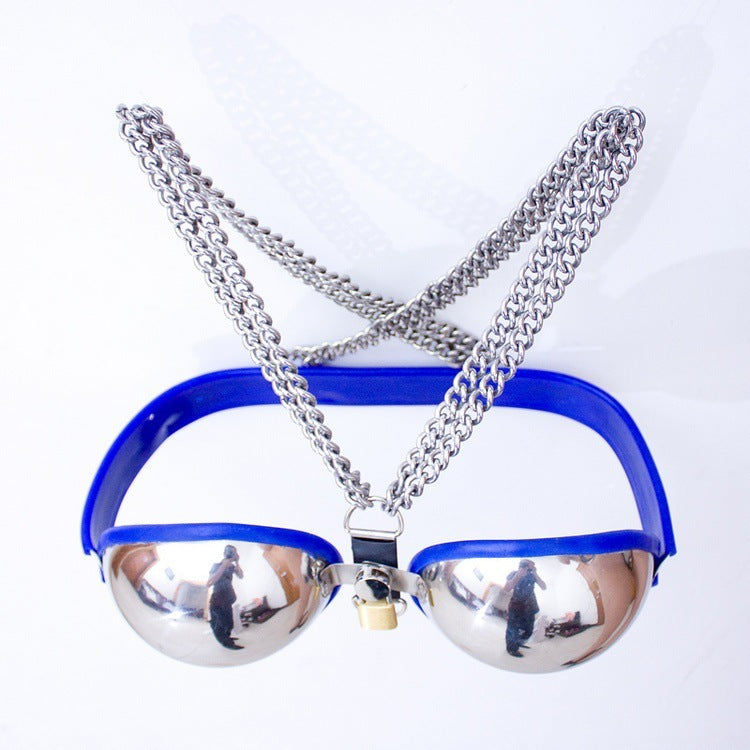 Soutien-Gorge de Chasteté avec cadenas Métallique – BDSM / Jeux de Rôle