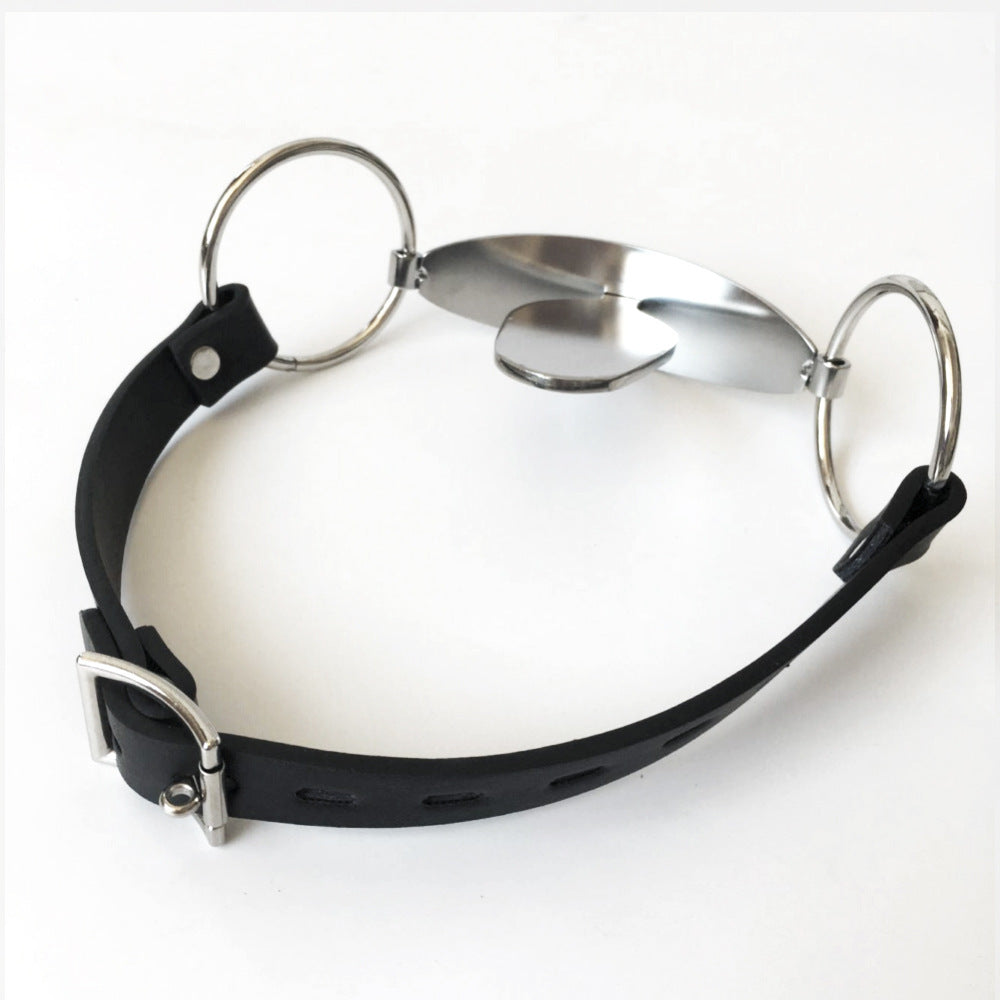 Baïllon Langue BDSM en Acier Inoxydable – Jeu de Rôle Intime Élégant