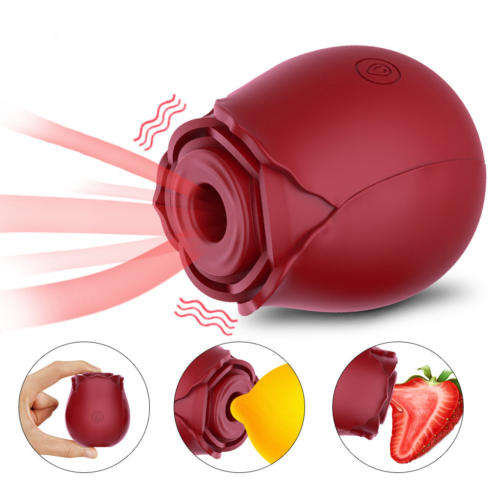 Vibrating Suction Rose – Suction & Vibration Clitoral Stimulator