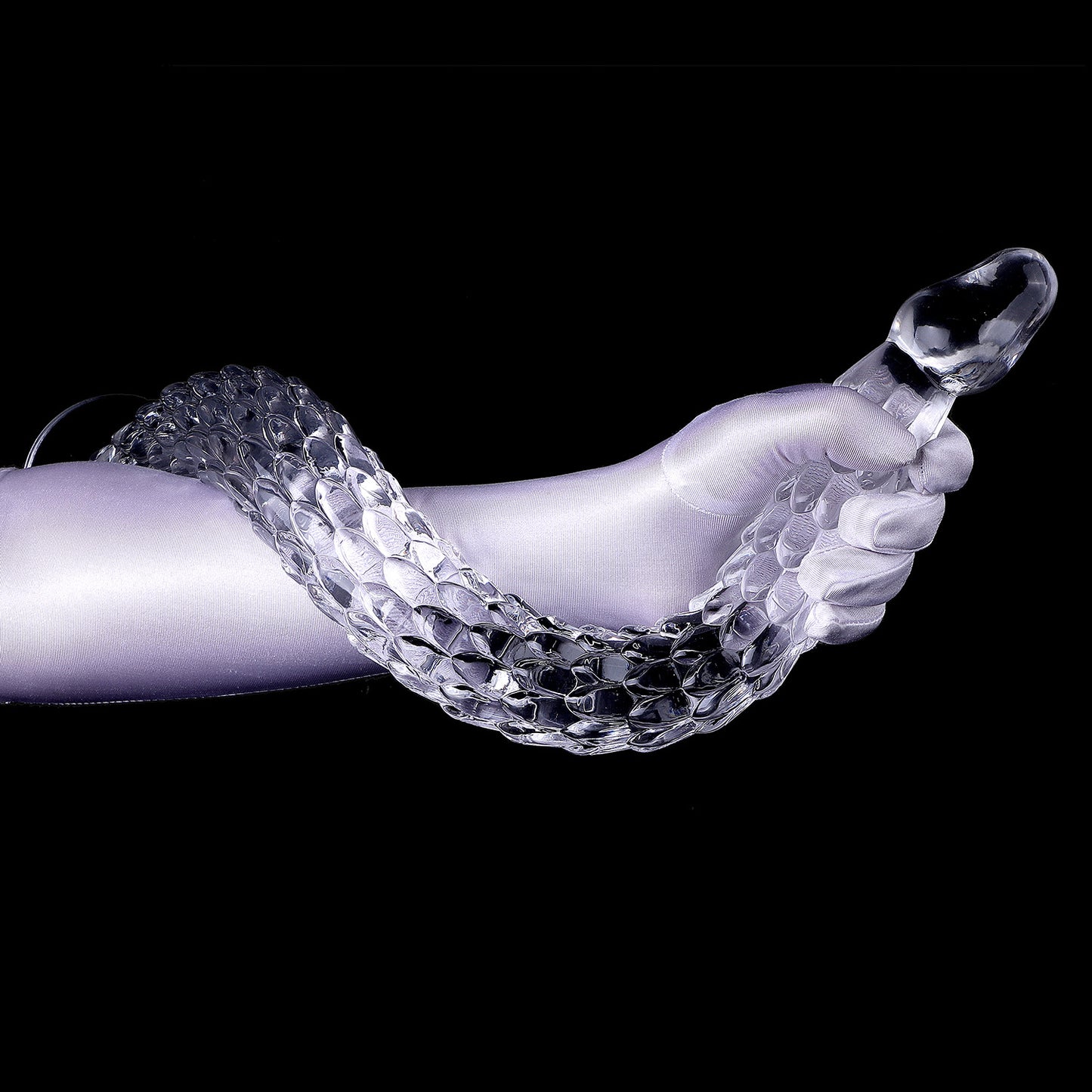 Gode Dragon “Draco Serpentis” Translucide – 3 Tailles (S 40,5 cm • M 48,5 cm • L 57,5 cm) pour Sensations Extrêmes