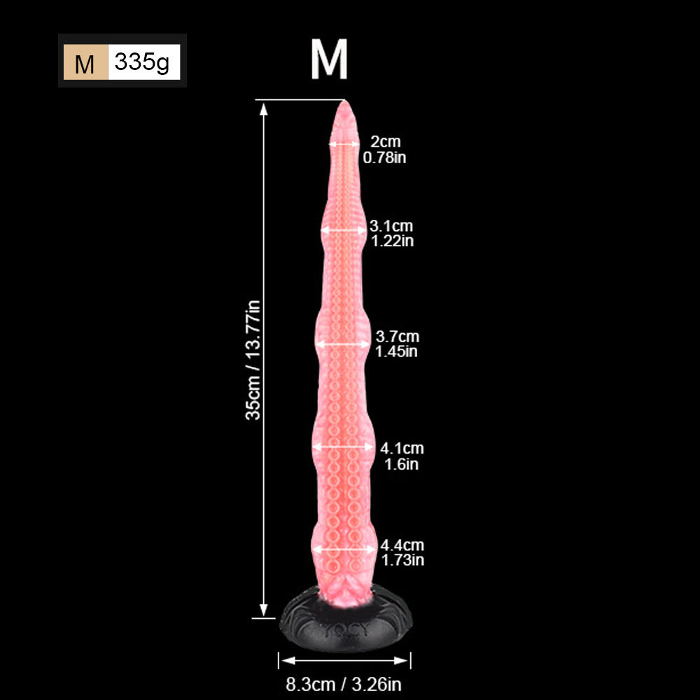 Dildo Gode Pieuvre Octopus Silicone Ultra-Souple choix de 28 à 55 cm (Tailles S à XL)