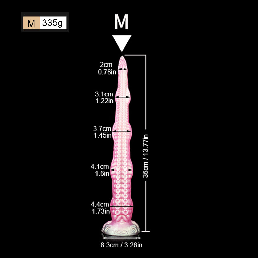 Dildo Gode Pieuvre Octopus Silicone Ultra-Souple choix de 28 à 55 cm (Tailles S à XL)