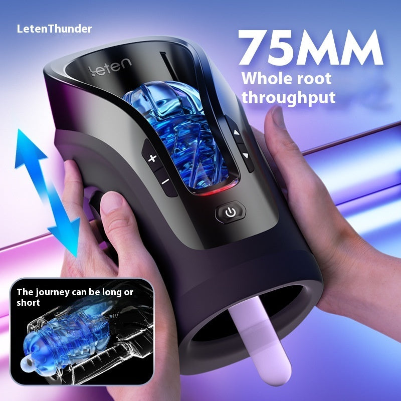 Thunder Storm Luxury 36 – Masturbateur Automatique Haut de Gamme Ajustable pour Homme