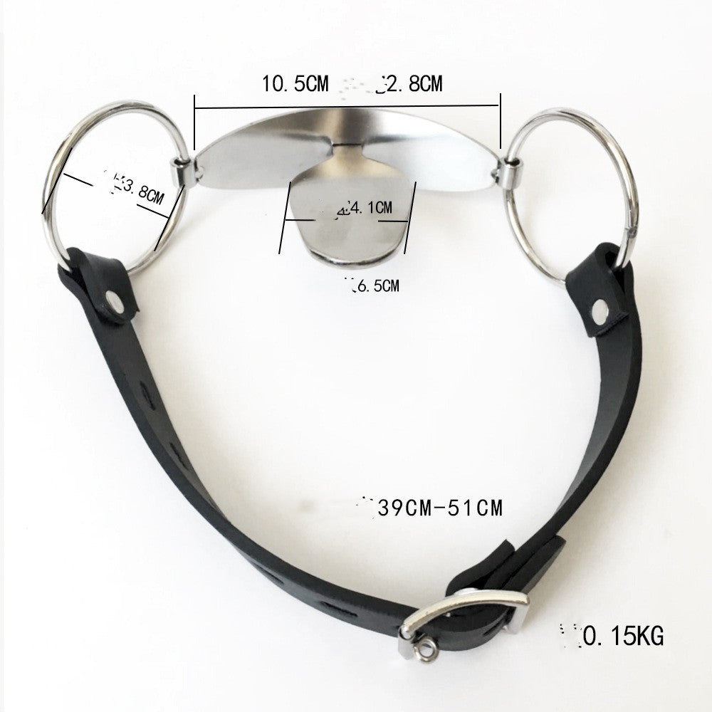 Baïllon Langue BDSM en Acier Inoxydable – Jeu de Rôle Intime Élégant