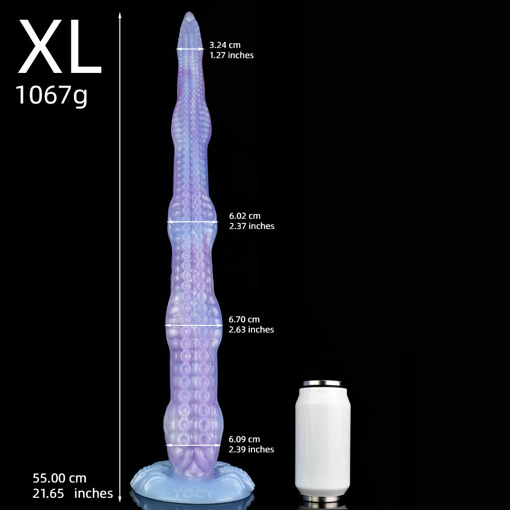 Dildo Gode Pieuvre Octopus Silicone Ultra-Souple choix de 28 à 55 cm (Tailles S à XL)