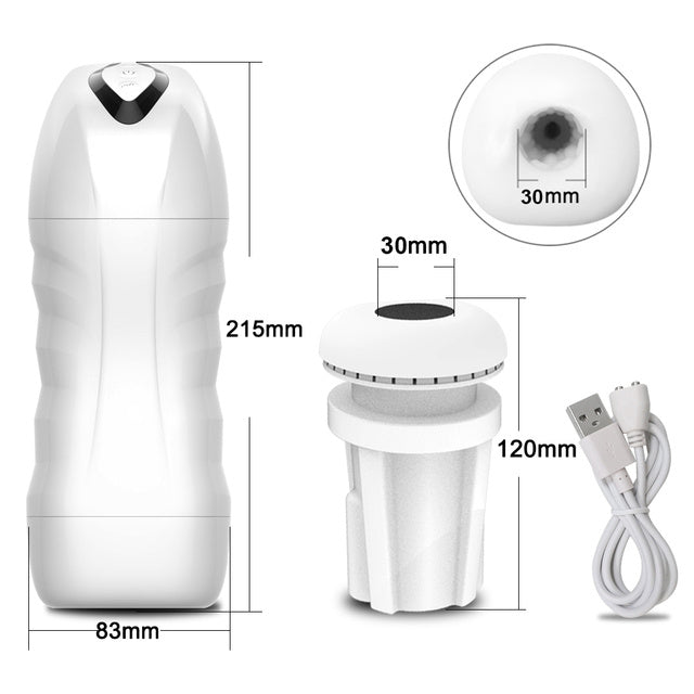 Masturbateur Automatique “Sucker Pro” – Cup à Aspiration (Ø 25 mm ou 30 mm)
