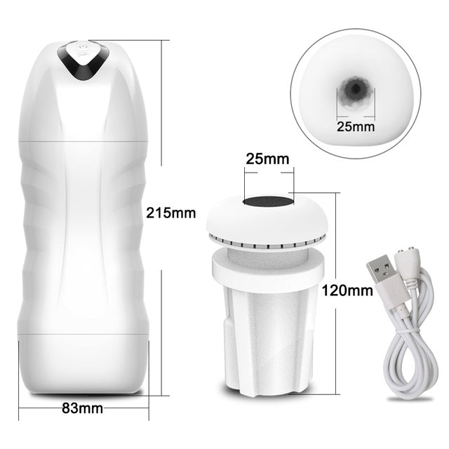 Masturbateur Automatique “Sucker Pro” – Cup à Aspiration (Ø 25 mm ou 30 mm)