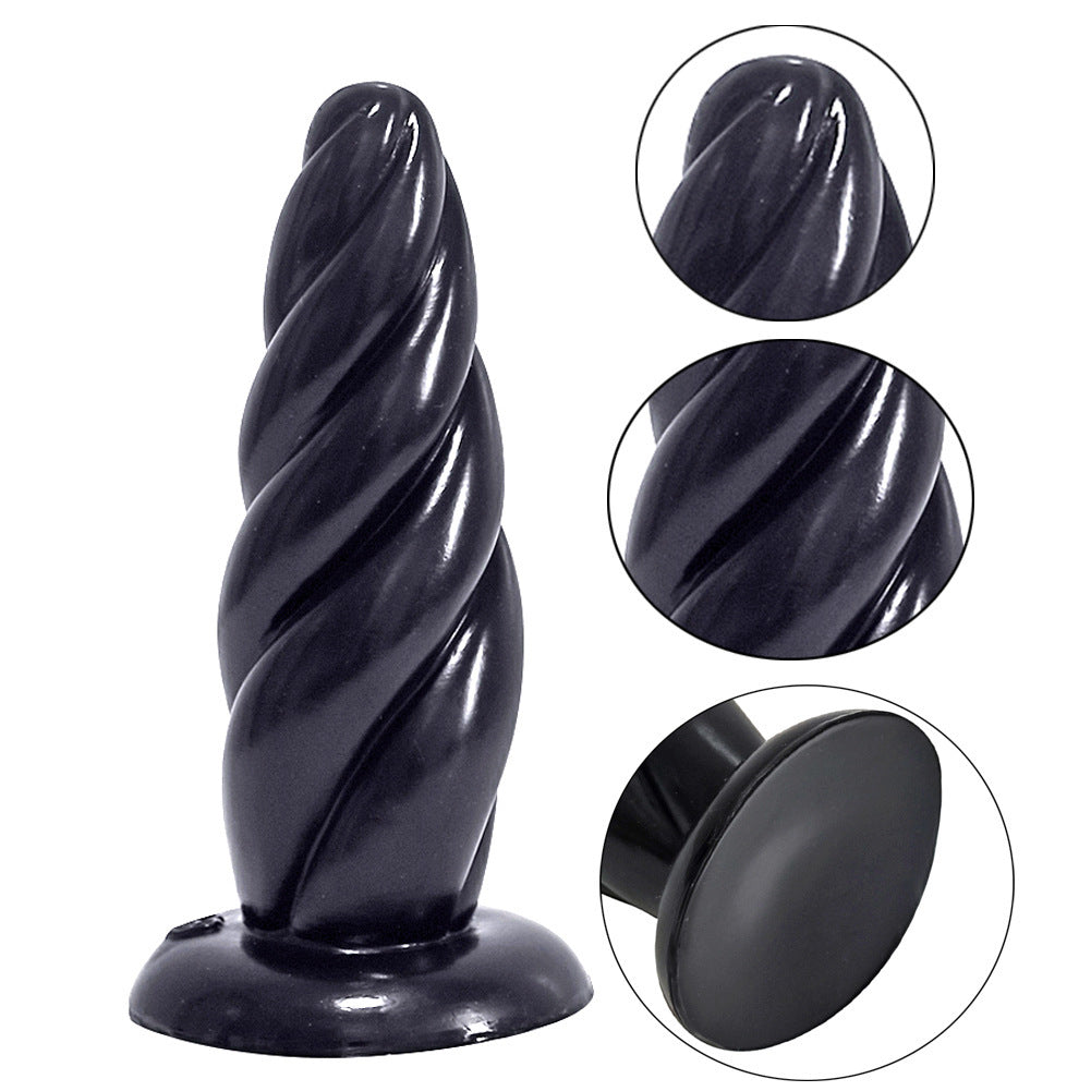 XXL Twisted Plug – Soft Suction Cup Dildo for Deep Penetration
