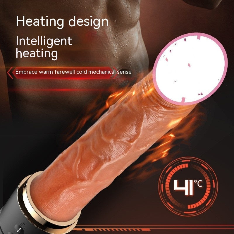 VIBROMASSEUR AUTOMATIQUE BATTE DE BASEBALL – TÉLESCOPIQUE, VIBRANT, CHAUFFANT & EFFET LANGUE