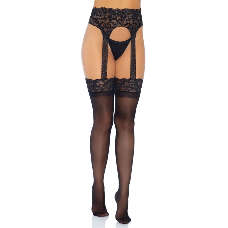 LEG AVENUE - BAS JARRETELLES OPAQUE TAILLE UNIQUE LEG AVENUE HOSIERY
