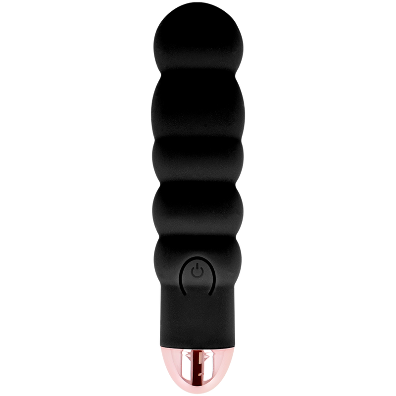 DOLCE VITA - VIBRATEUR RECHARGEABLE SIX NOIR 7 VITESSES DOLCE VITA