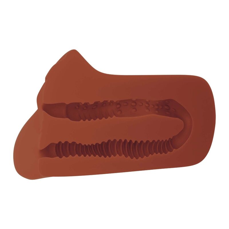 PDX PLUS - MASTURBATEUR DOUBLE MARRON CHOISISSEZ VOTRE PLAISIR PDX PLUS+