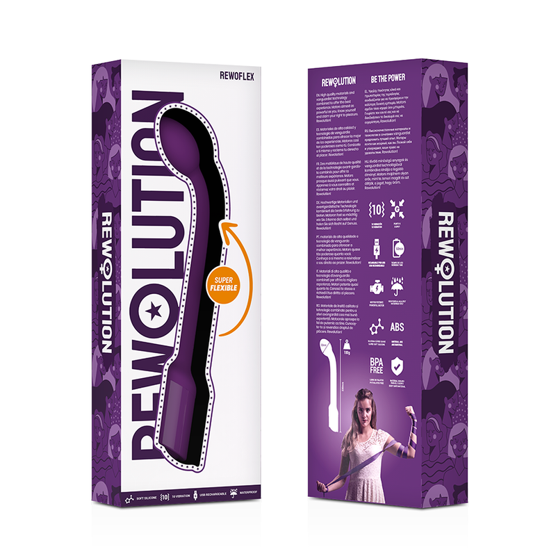 REWOLUTION - REWOFLEX VIBRATEUR STIMULATEUR DE POINT G FLEXIBLE REWOLUTION