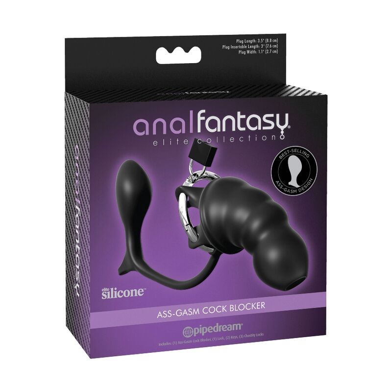 ANAL FANTASY ELITE COLLECTION - BLOQUEUR DE BITE ASS-GASM ANAL FANTASY ELITE COLLECTION