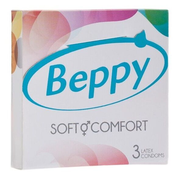 BEPPY - DOUX ET CONFORT 3 PRÉSERVATIFS BEPPY