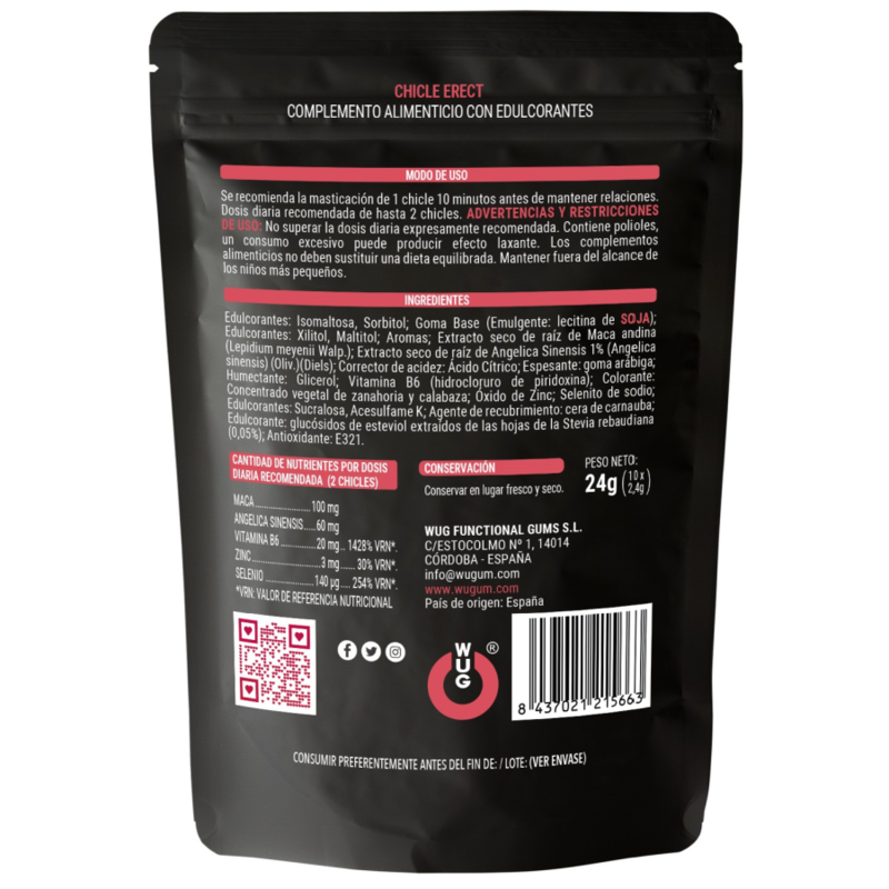 WUG SEX SENSE - ERECT ENHANCER 10 UNITS WUG SEX SENSE