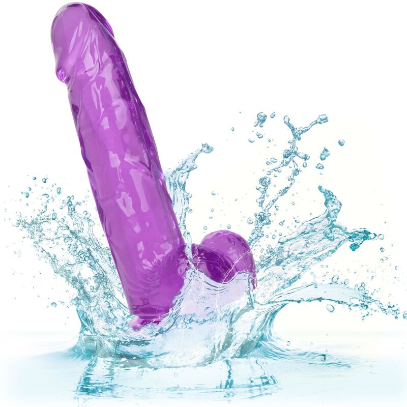 CALEXOTICS - GODE REINE TAILLE VIOLET 15.3 CM CALEXOTICS