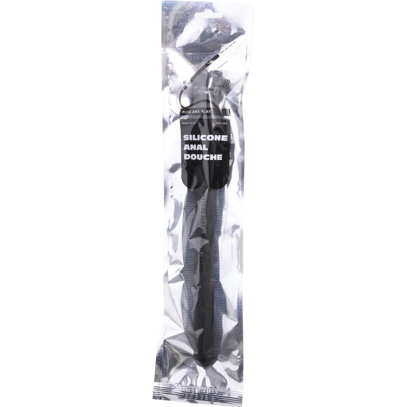 ALL BLACK - DOUCHE ANAL SILICONE 27 CM ALL BLACK