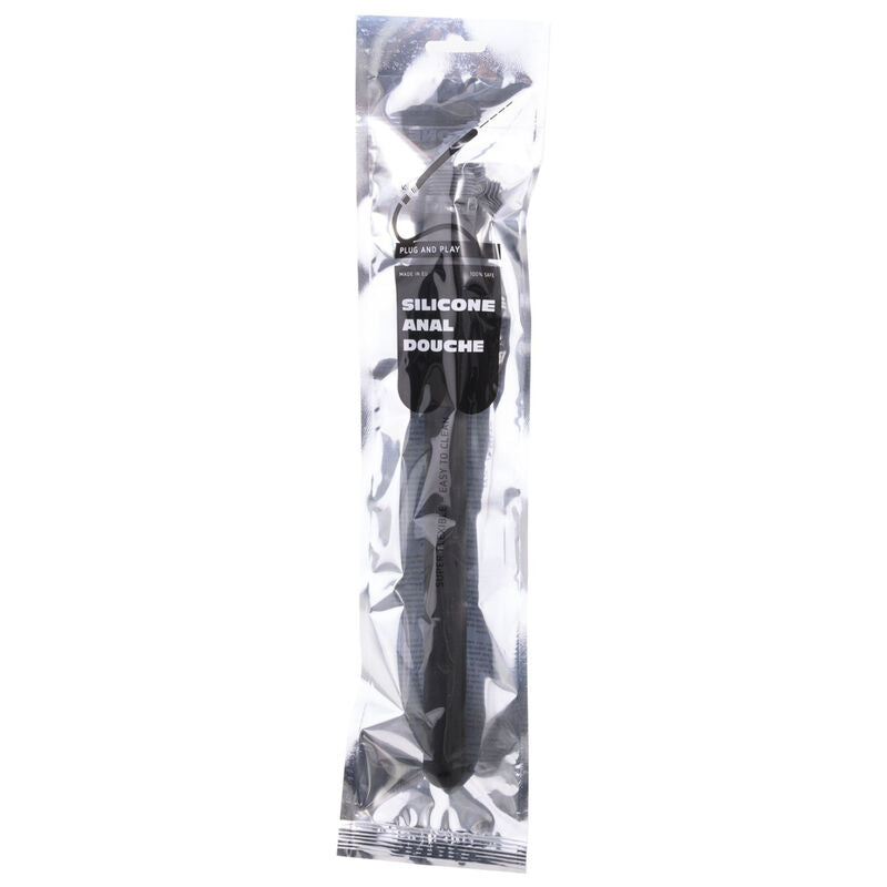 ALL BLACK - DOUCHE ANAL RIDÉE EN SILICONE 27 CM ALL BLACK
