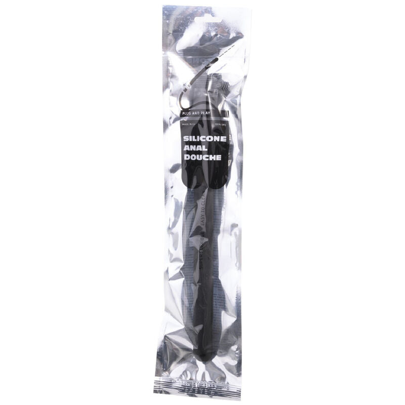 ALL BLACK - DOUCHE ANAL MEGA RIPPLE SILICONE 28,5 CM ALL BLACK