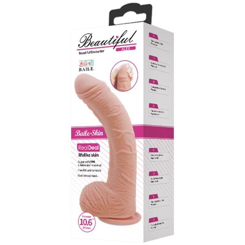 BAILE - GODE EN PEAU RÉALISTE ALEX 27 CM BAILE DILDOS