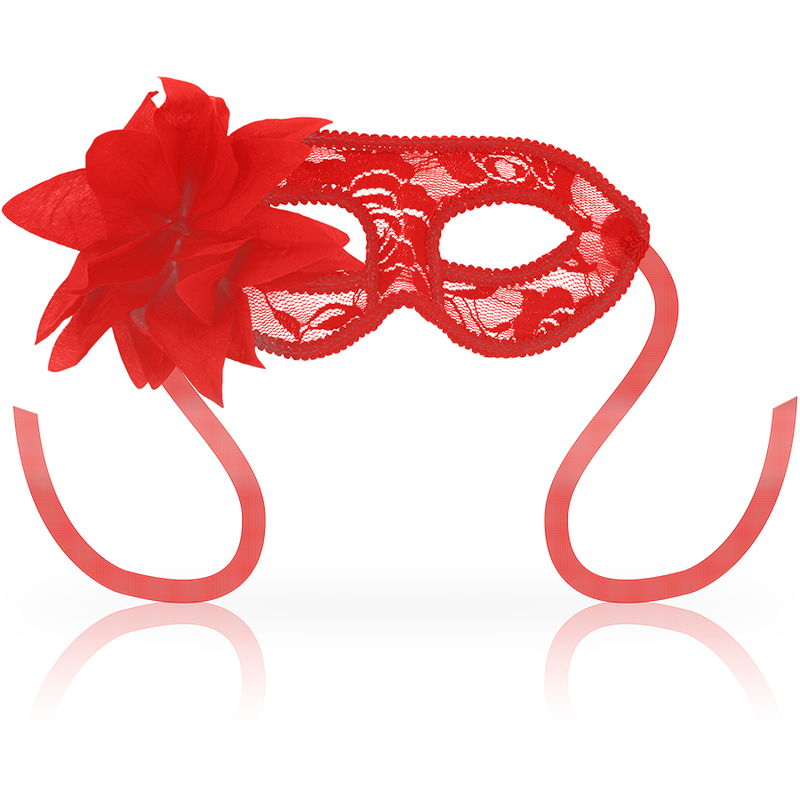 OHMAMA - MASQUES MASQUES DENTELLE ET FLEUR ROUGE OHMAMA MASKS