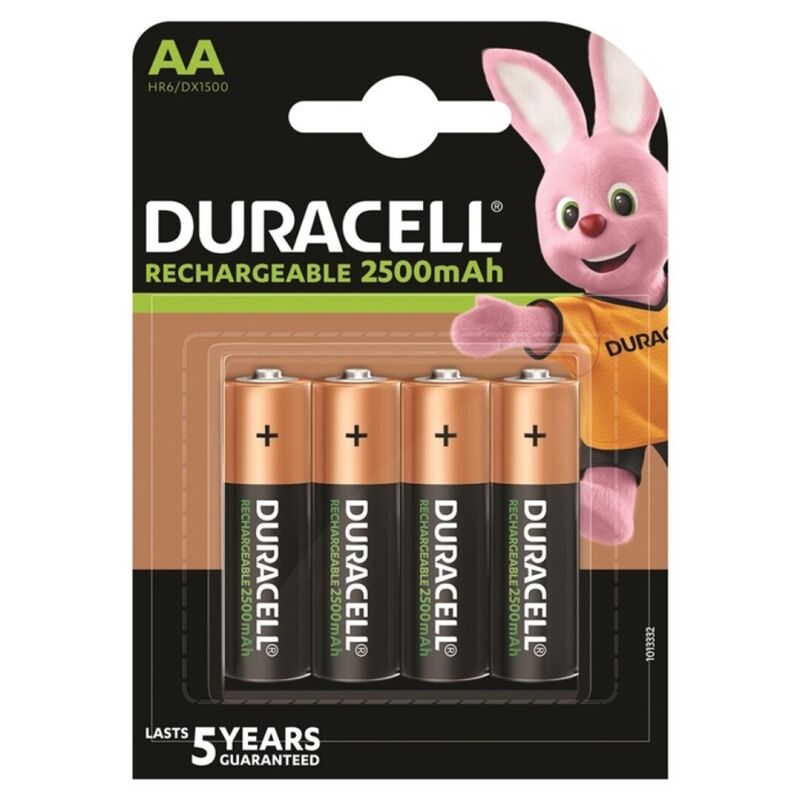 DURACELL - BATTERIE RECHARGEABLE HR6 AA 2500mAh 4 UNIT? DURACELL